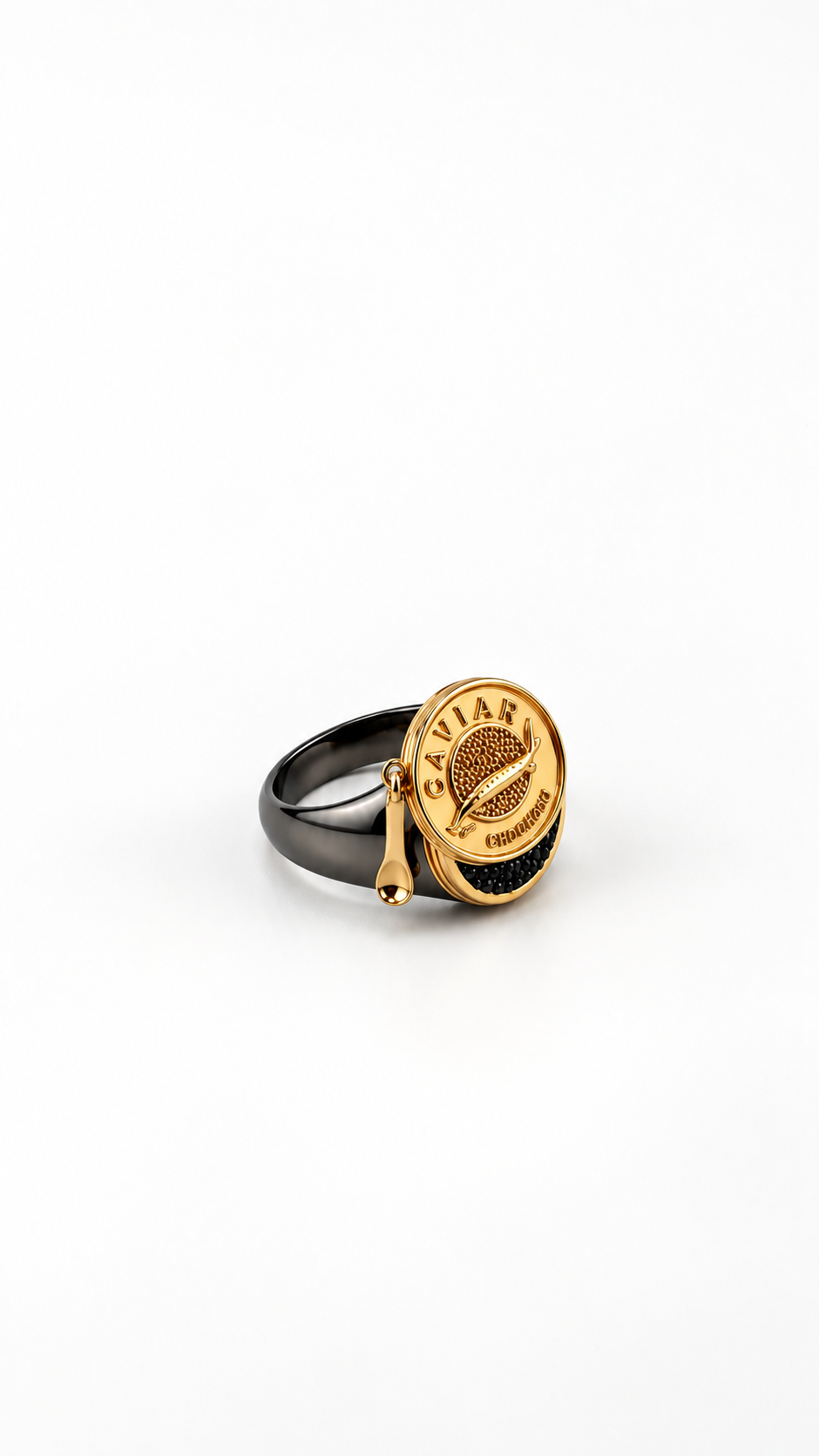 Black Caviar Ring
