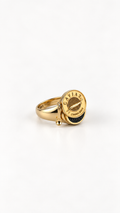 Gold Caviar Ring
