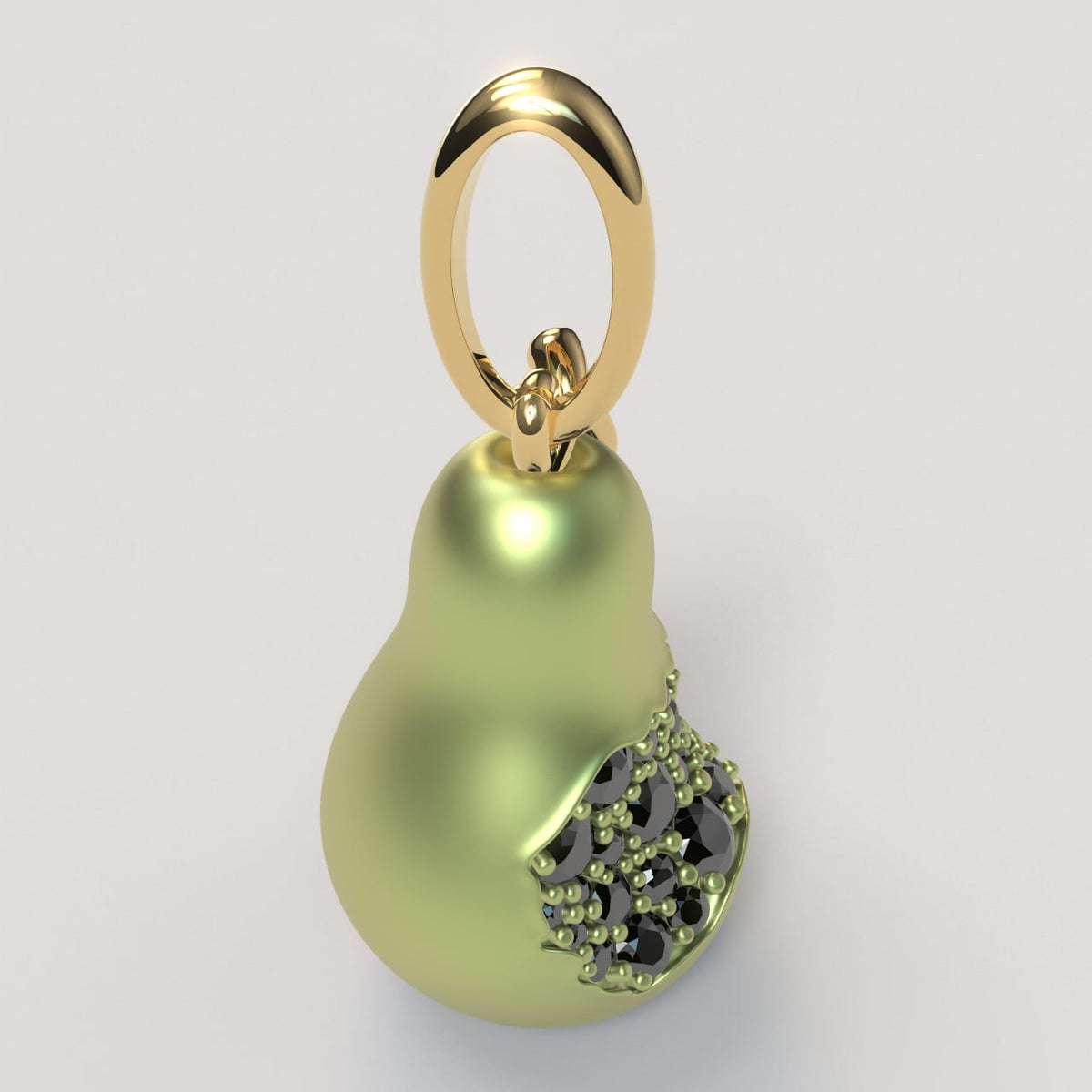 The Rotten Pear — 18K Green Gold
